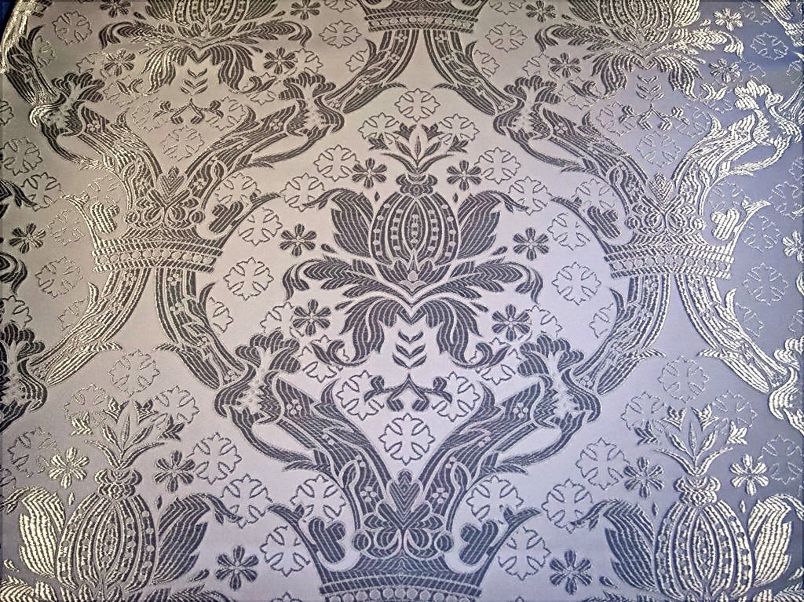 Yellow gold Silk Brocade JV-1455 A Fabric