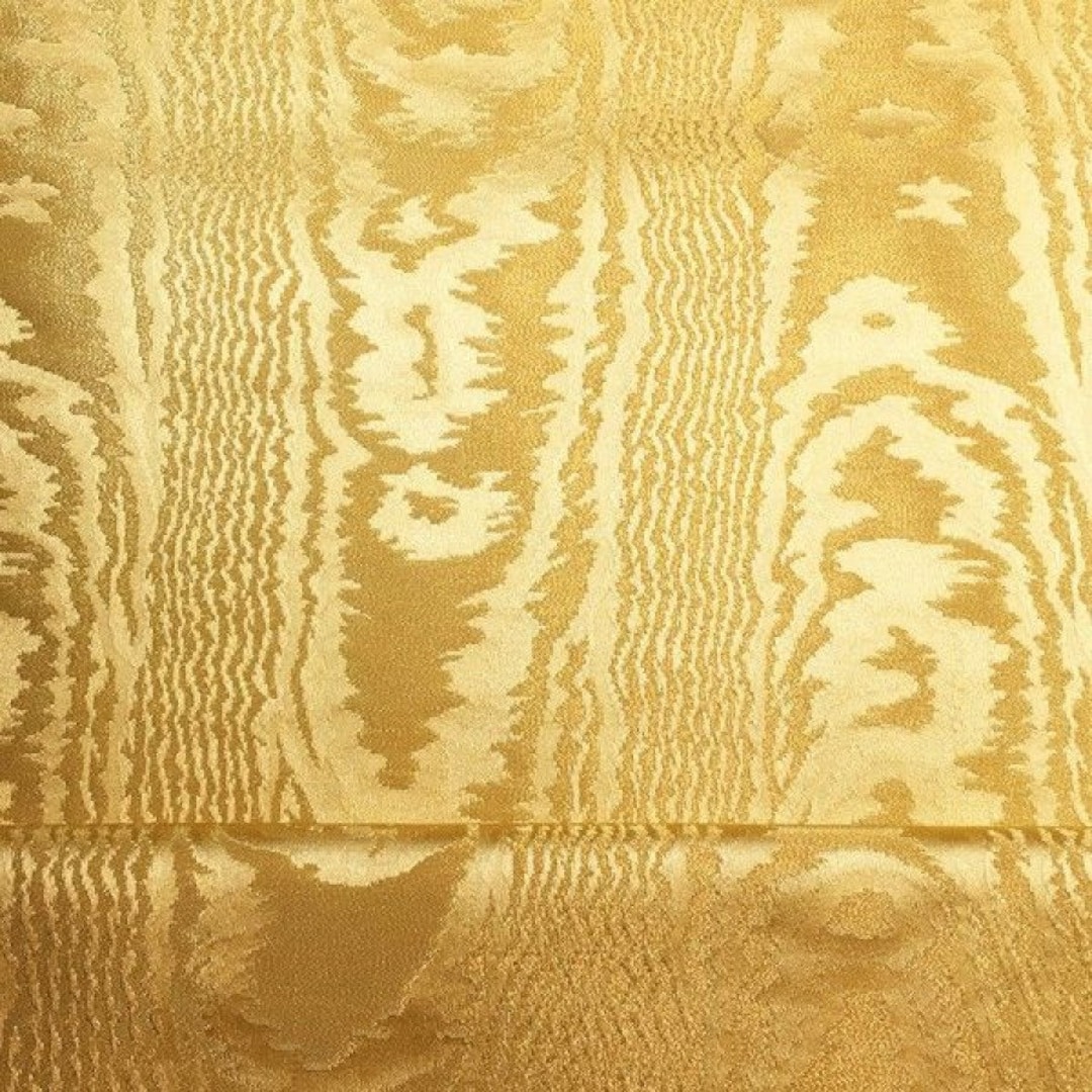Moire Gold Brocade 200 Cm Wide Clergy Brocade, DIY Projects Sewing, Crafting, Gold Moire Fabric