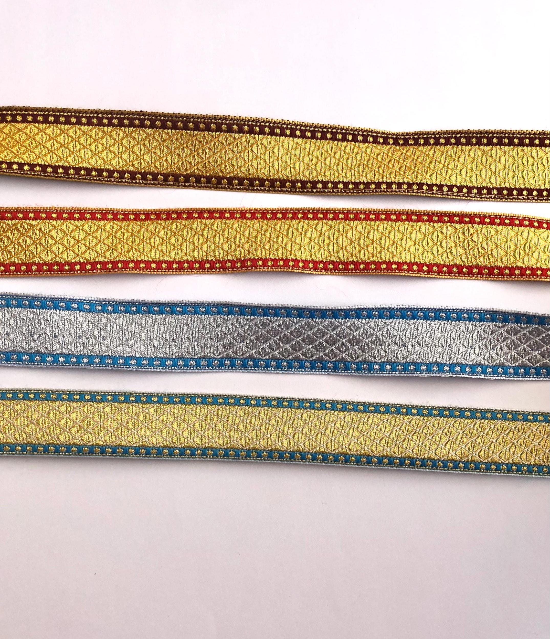 Robe Ribbon Metallic Galloon Liturgical Ribbon 2.5 Cm, 3.5 Cm, 5 Cm Width for ...