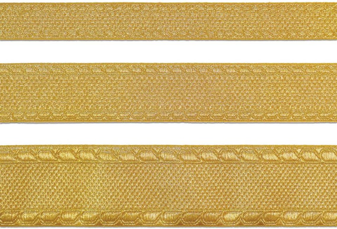 Galloon Gold Trim Jacquard Ribbon Trim Crafting Vestment Etsy Denmark