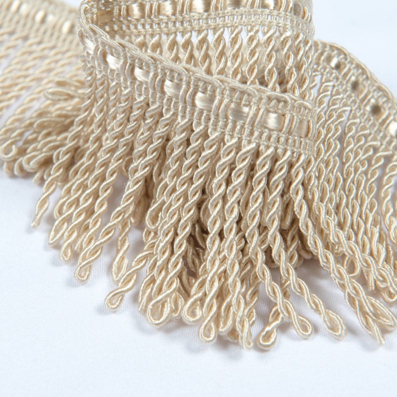 Fringe Trim 2 Wide Gold Fringe Supply Decoration Gold Etsy