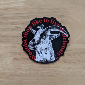 Live Deliciously Sticker