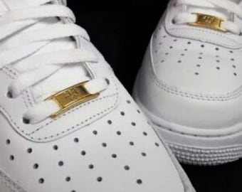 gold lace lock air force 1