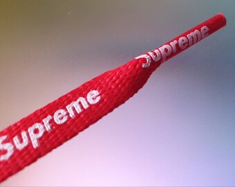 supreme laces red