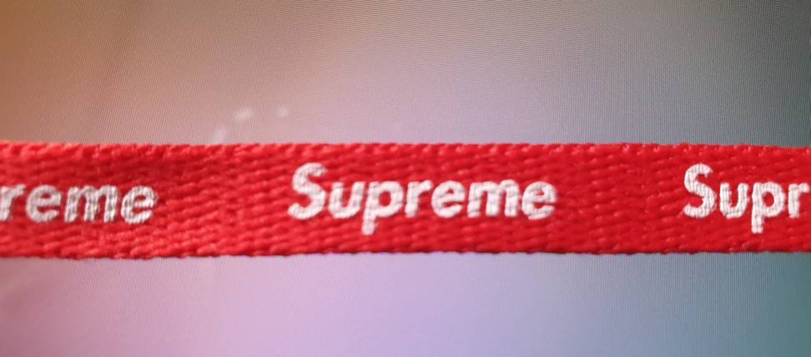 Supreme Pair of Red Supreme 120cm Shoelaces New PLUS original Etsy