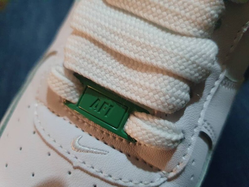 2 X Green Nike Airforce 1 Lace locks dubraes Air Force 1 | Etsy