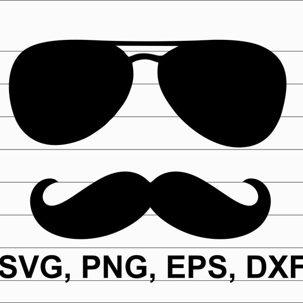 Mustache, svg cut file Mustache clipart  Mexican Mustache Svg, png, eps,  dxf  Instant Digital Download