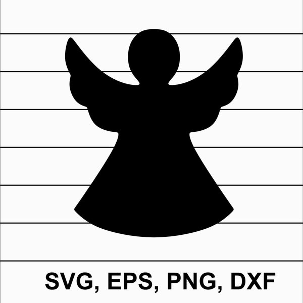 ANGEL - Instant Digital Download - svg, png, dxf, and eps files included!