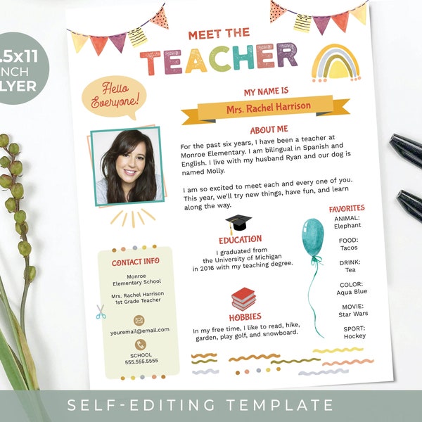 Pre K Welcome Letter Etsy