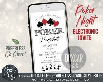 Poker Night Invite Template Poker Night Invite Template