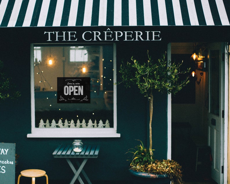 Open Closed Sign Printable | INSTANT DOWNLOAD | Uneditable JPG Files ...