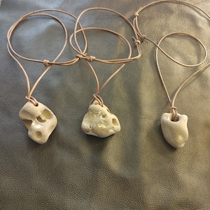 Pismo Beach Hag Stone Pendants, Witch, Wicca