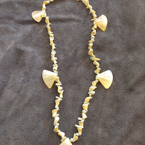Lustrous Tides - Mother of Pearl & Coral Necklace