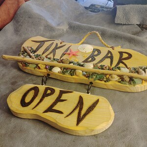 Tropical Tiki Bar Open/closed Sign - Nautical Charm - Etsy