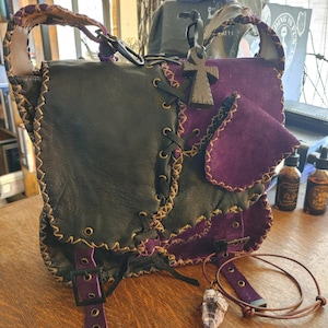 Crimson Midnight - Bolso de lujo estilo corsé gótico