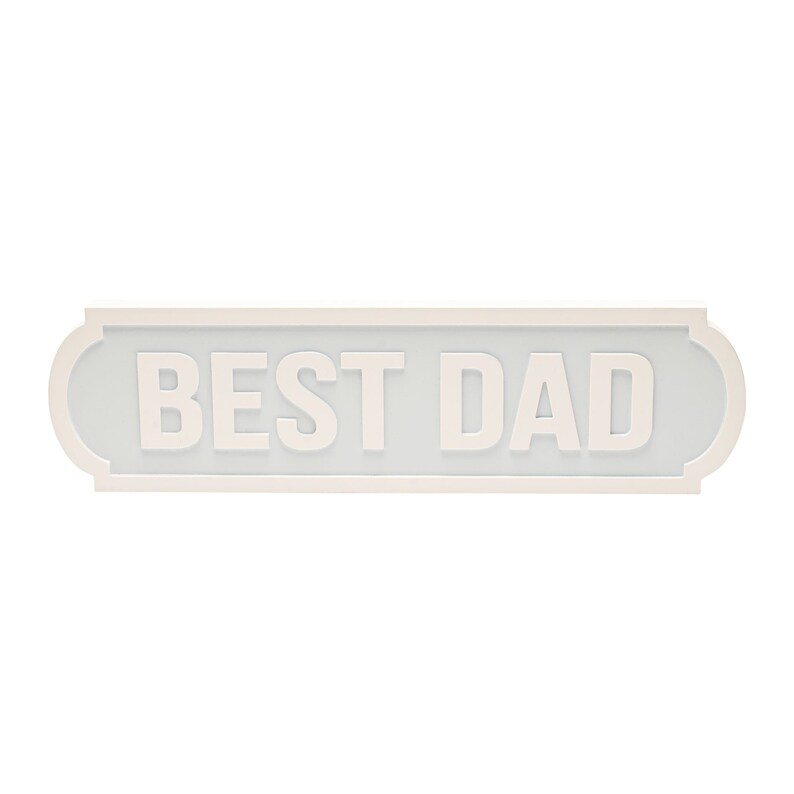 Top Dad Sign Best Dad Wall Sign - Etsy
