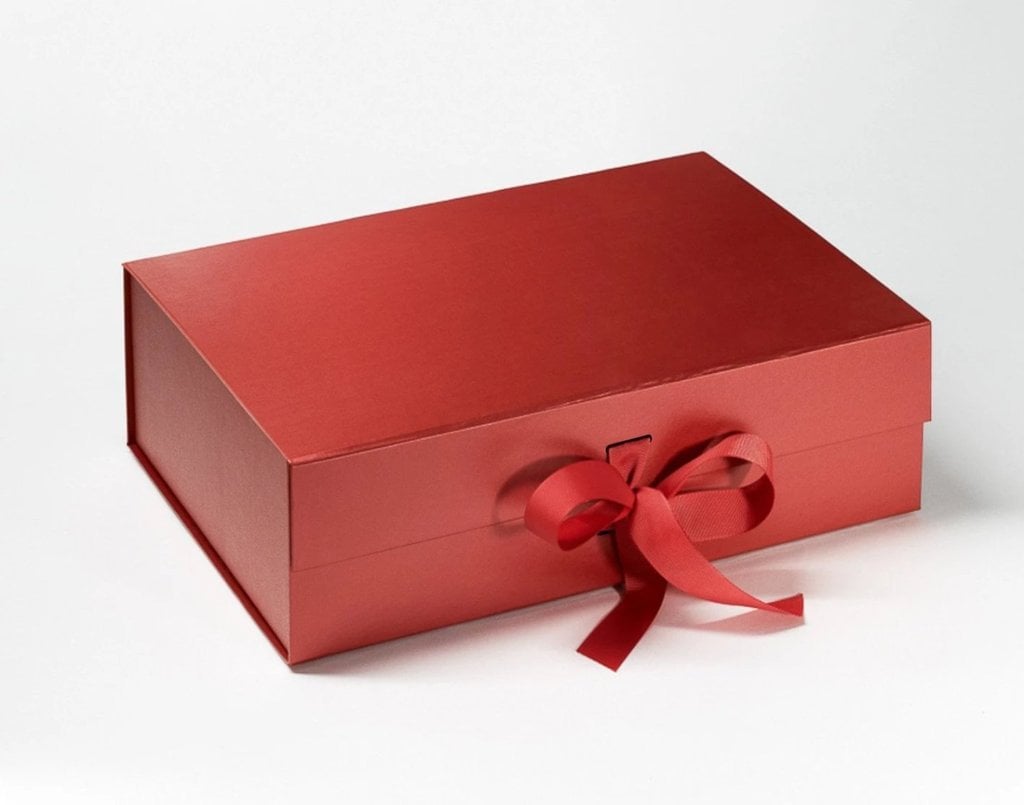 Luxury Red A4 Gift Box Large Gift Box Perfect for Bridesmaid