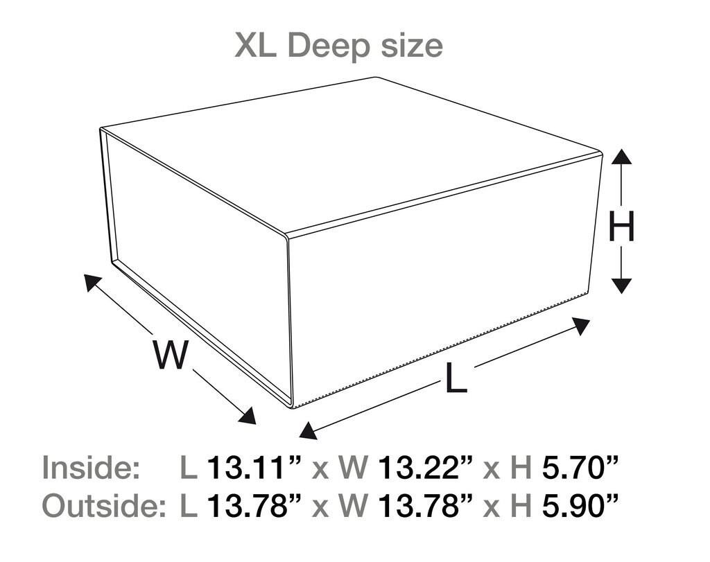 Luxury Extra Large White Square Gift Box Gift Box Wedding