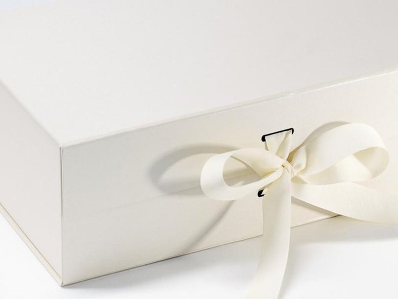 Luxury Ivory A4 Gift Box - Large Magnetic Gift Box - Perfect for ...