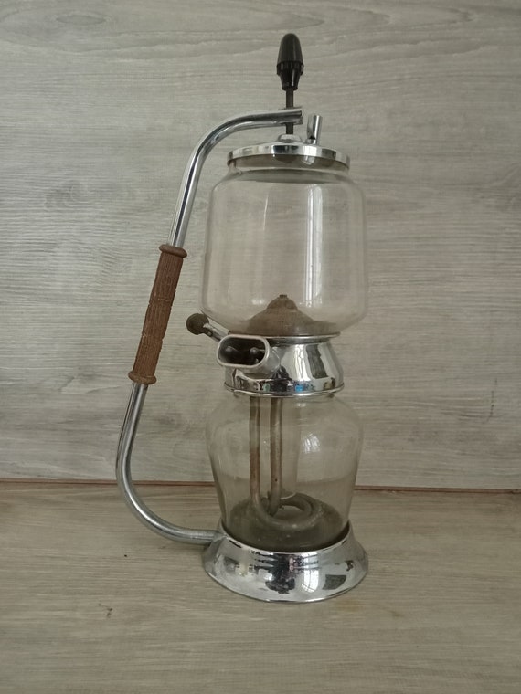 1930s Antique Coffee Maker Glass Coffee Machine Made in 