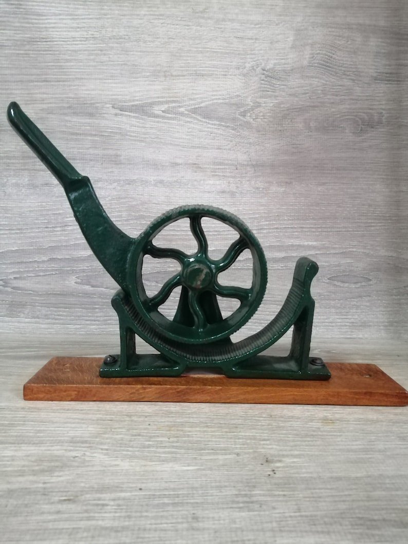 Vintage 19th Century Antique Cork Roller Press, Antique Apothecary Art