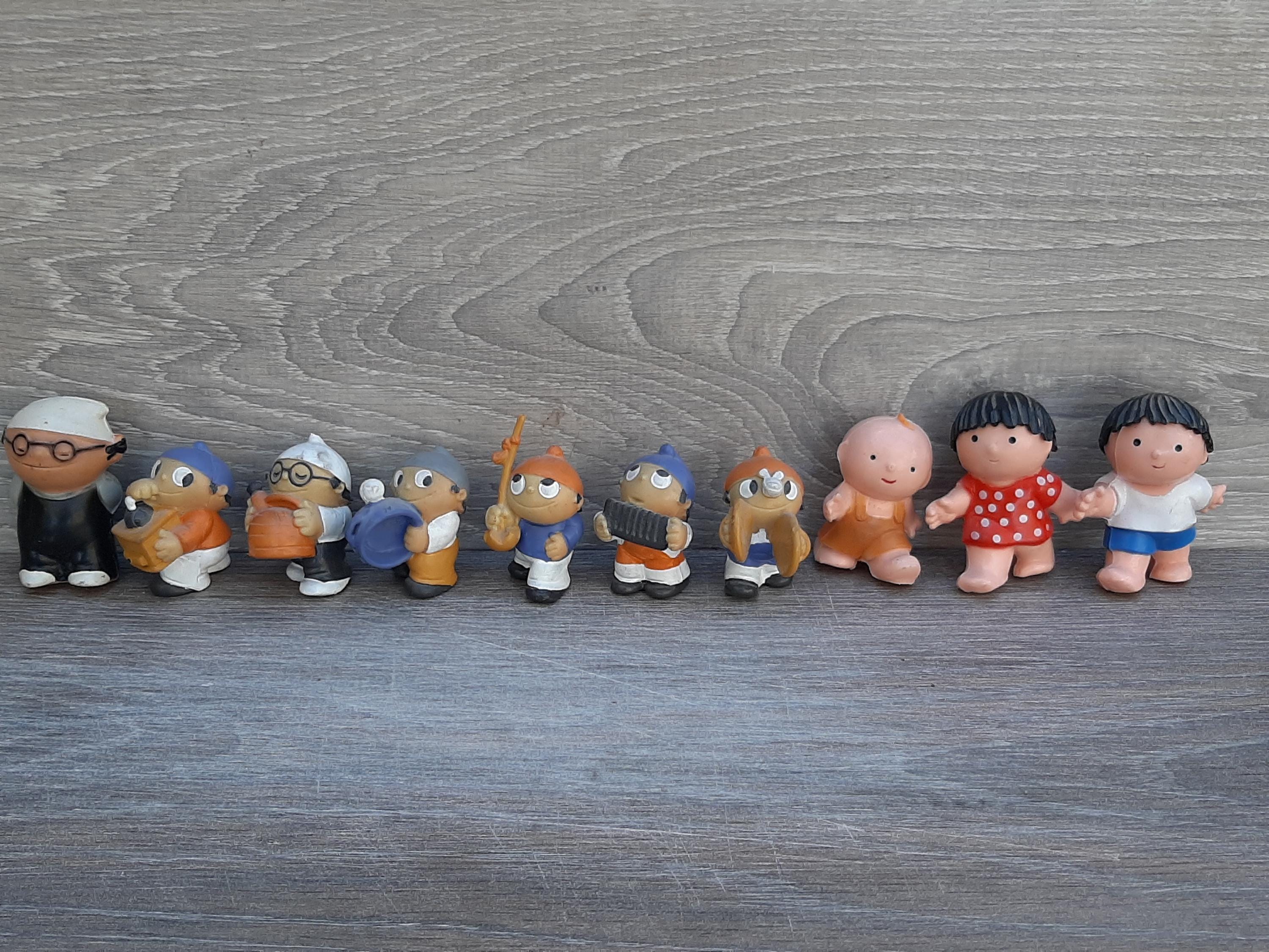 70's Mainzelmannchen ドイツ ビンテージ ソフビTOY 3個 【公式通販】