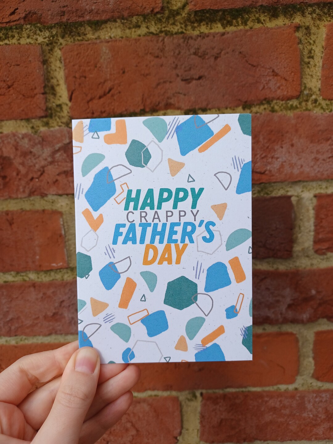 Happy Crappy Father's Day Card - Etsy