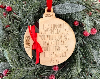 Kids keepsake Christmas ornament, kids height ornament, kids Christmas ornament 2023, child’s keepsake ornament, Christmas ornaments