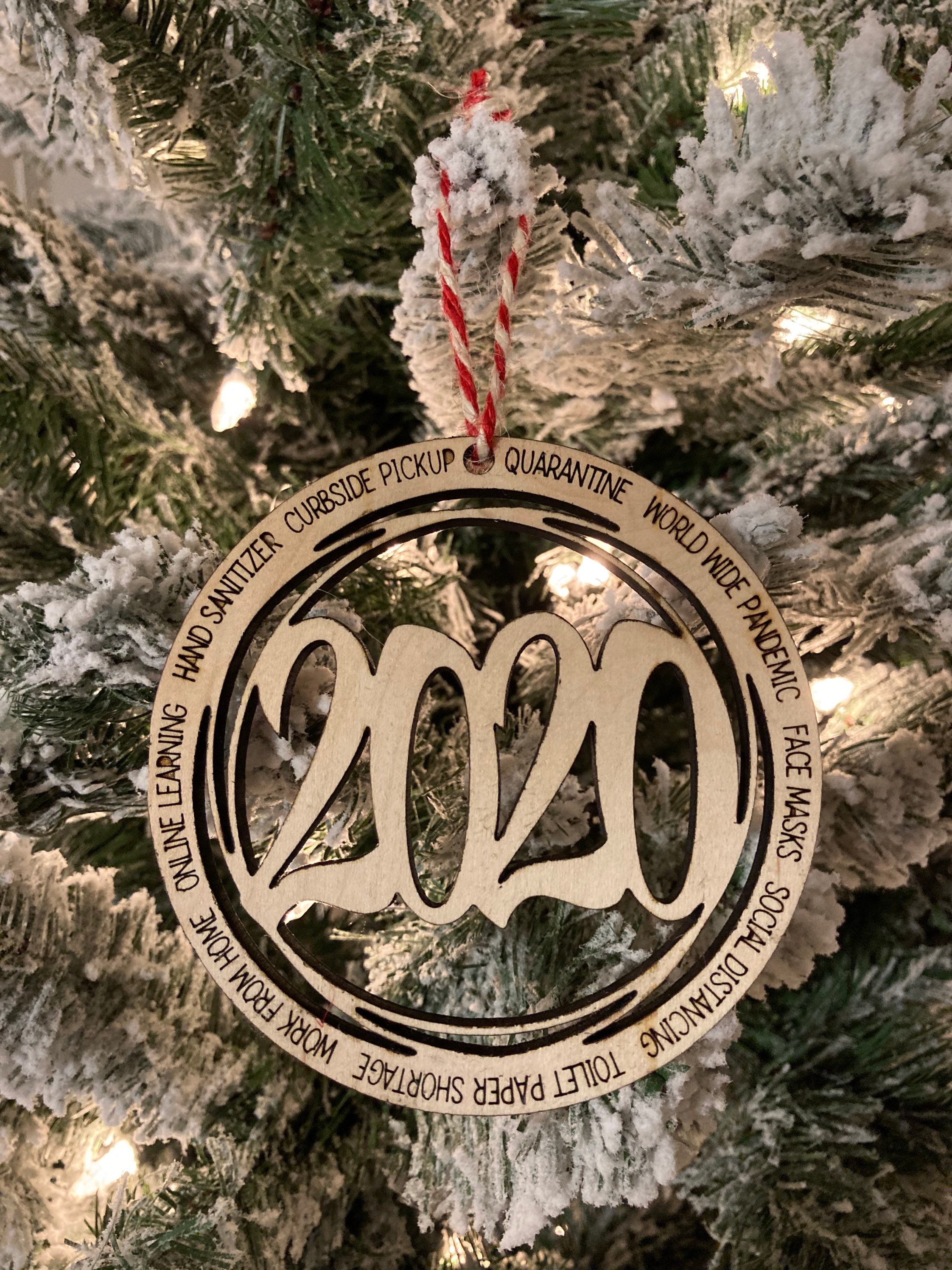 2020 ornament 2020 Christmas ornament covid humor funny Etsy