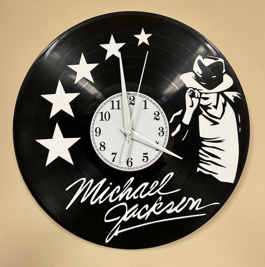 Vinyl Record Album Wall Clock - MICHAEL JACKSON - Etsy