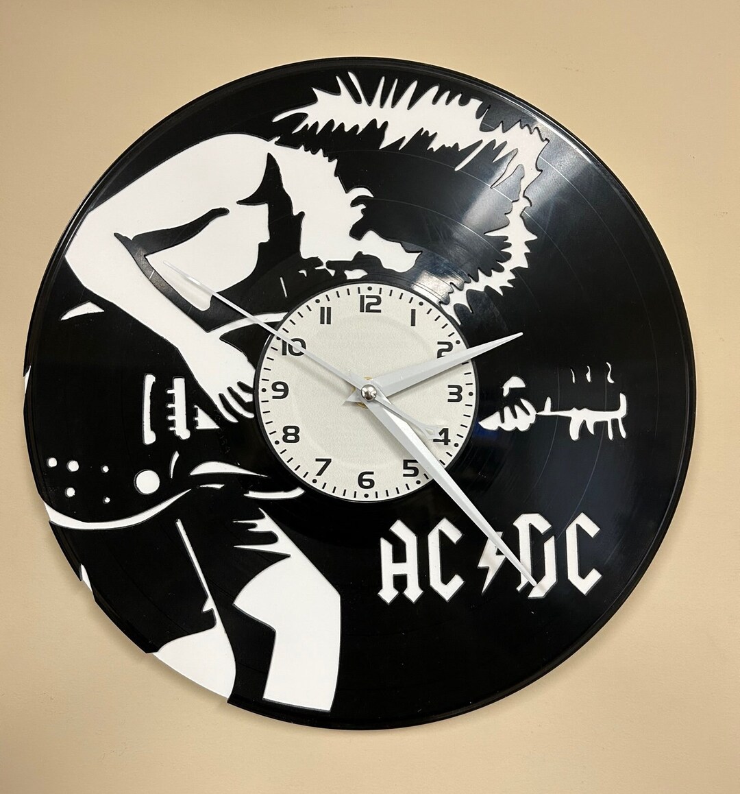 Vinyl Record Album Wall Clock - AC/DC - Etsy