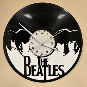 Vinyl Record Album Wall Clock - THE BEATLES