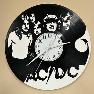 Vinyl Record Album Wall Clock - AC/DC Band