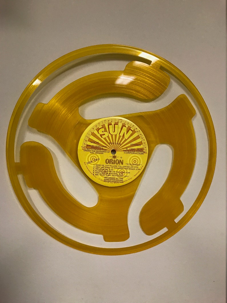 Laser Cut Vinyl Record Cutout Record Spindle Etsy