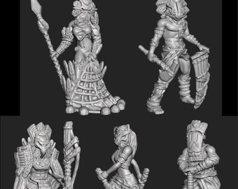 Tribal Warriors in Mask D&D Depths of Savage Atoll