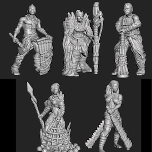 Guerreiros Tribais D&D Profundezas do Atol Selvagem