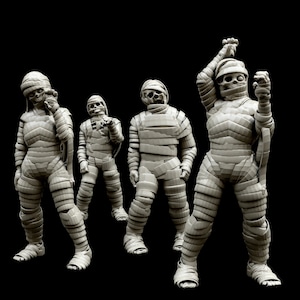 Mummies D&D NCPs 3D printed TGM-7 Ill Gotten Games