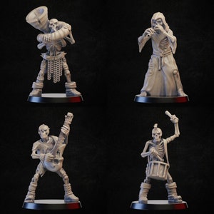 Skeleton Musicians D&D Onmioji TGM-7
