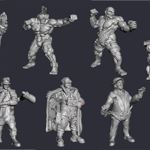 Cyberglow City Cyberpunk 28mm 32mm TGM-7