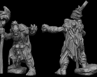 Orc Necromancer Dark Realms 28mm 32mm