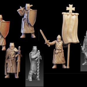 Male Warriors Set 2 D&D Onmioji TGM-7