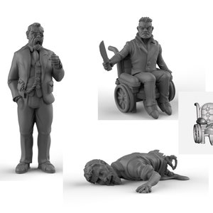 The Professors Gangster Bang 2 Cthulhu 28mm 32mm TGM-7