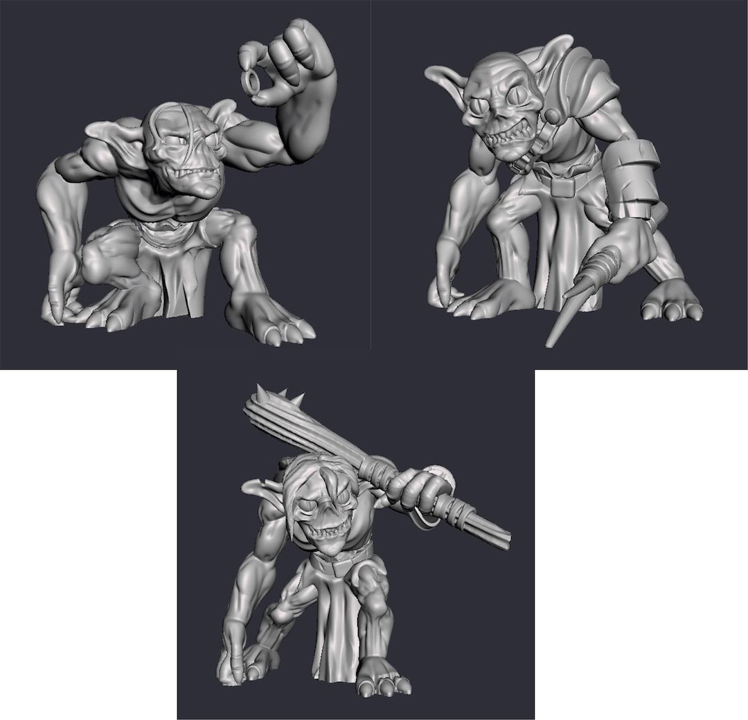 Paladini D&D Onmioji – Miniature 3D Stampate In Resina – Scala 28mm 32mm