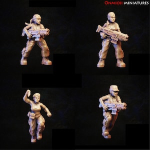 Sci fi Soldiers Set 3  Onmioji 28mm 32mm TGM-7