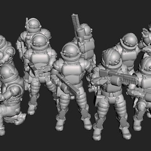 New Dominion Enforcers Ill Gotten Games TGM-7 28mm 32mm
