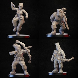 Sci fi Soldiers Set 1  Onmioji 28mm 32mm TGM-7