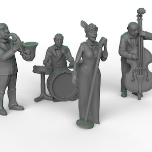 Jazz Band Gangster Bang 2 Cthulhu 28mm 32mm TGM-7