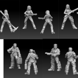 Zombie Hunters D&D Onmioji 28mm 32mm TGM-7