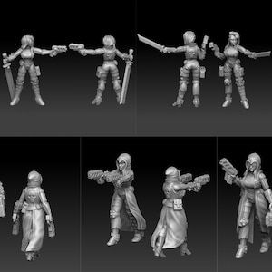 Cyberpunk Girls Onmioji 28mm 32mm TGM-7