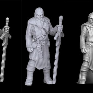 Male Warriors set 1 D&D Onmioji TGM-7